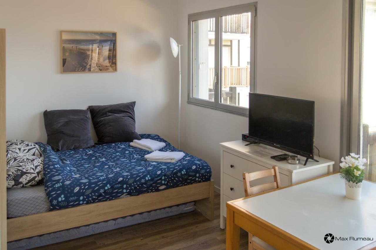 Studio moderne accès plage, piscine et tennis Cabourg Esterno foto